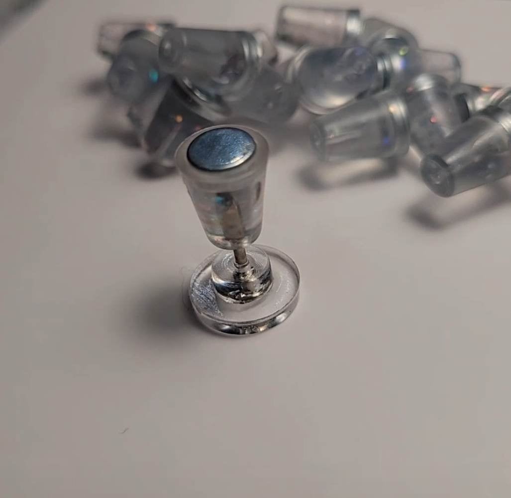 Magnetic Rubber Pin Backs